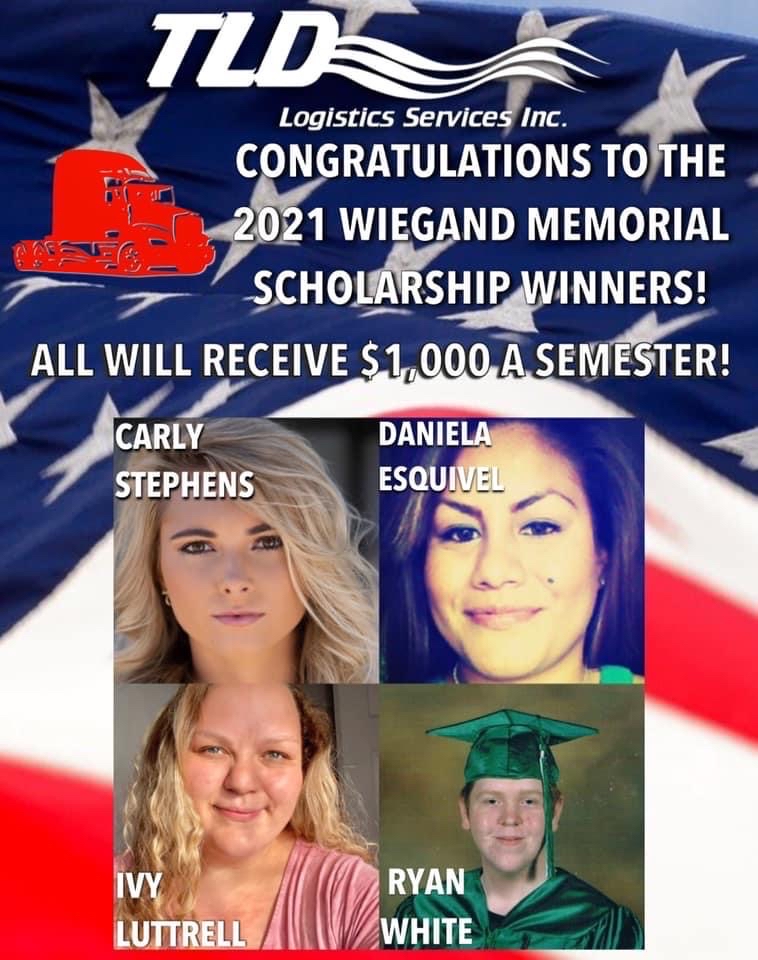 2023 Wiegand Memorial Scholarship (Spring Semester) TLD Logistics